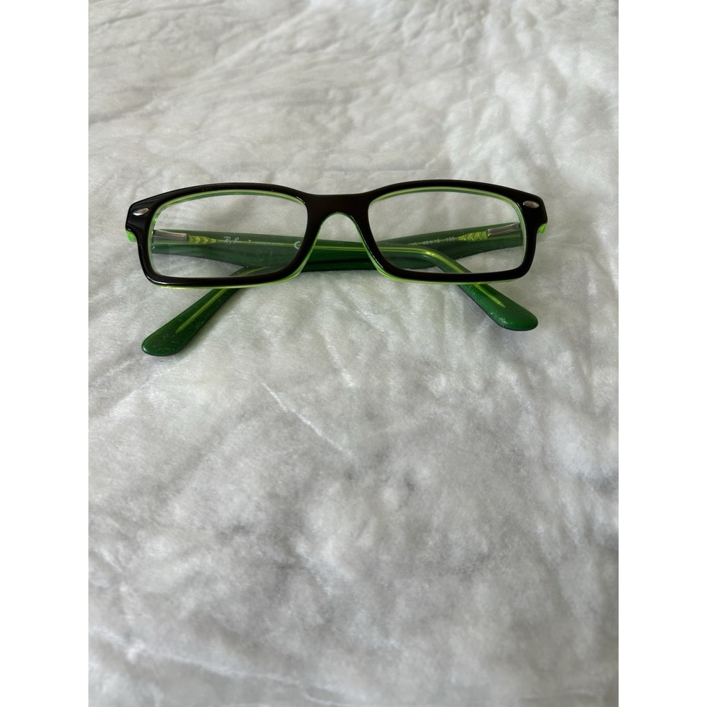 Ray-Ban RB1530 3665 Kids Rectangular Eyeglass Black Green 48-16-130 Frames Only